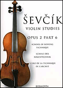 cover for Sevcik Violin Studies - Opus 2, Part 6