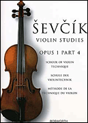 cover for School of Violin Technique Op. 1, Part 4