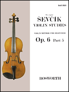 cover for Sevcik Violin Studies - Opus 6, Part 5
