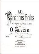 cover for Sevcik Violin Studies: 40 Variations