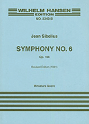 cover for Sibelius  Symphony No. 6 Op. 104  Mini Score
