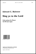 cover for Sing Ye to the Lord