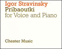 cover for Igor Stravinsky: Pribaoutki Chansons (Soprano/Piano Reduction)