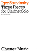 cover for 3 Pieces for Clarinet Solo