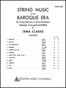 cover for String Music of the Baroque Era - Cello