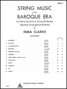 cover for String Music Of The Baroque Era - Violin Book 2