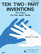 cover for Ten Two Part Inventions