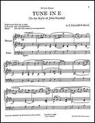 cover for Tune in E for Organ