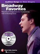 cover for Broadway Favorites - Audition Songs for Male Singers