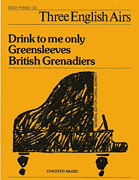 cover for Three English Airs (Easy Piano No.33)