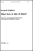 cover for What Love Is This of Thine?