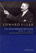 cover for Five Unaccompanied Part-Songs - Op. 71, 72, 73