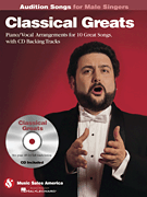 cover for Classical Greats - Audition Songs for Male Singers