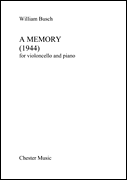 cover for A Memory for Cello and Piano