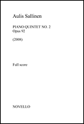 cover for Piano Quintet Op. 92