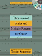 cover for Thesaurus of Scales and Melodic Patterns for Guitar
