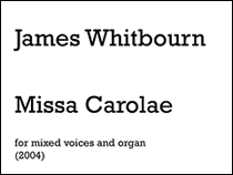 cover for Missa Carolae (Introit and Kyrie)