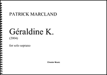 cover for Geraldine K.