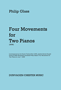cover for Glass - 4 Movements for Two Pianos