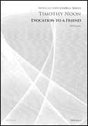 cover for Evocation to a Friend