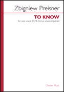 cover for To Know