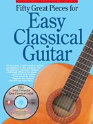 cover for Fifty Great Pieces for Easy Classical Guitar