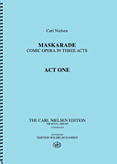 cover for Maskarade - Comic Opera in Three Acts
