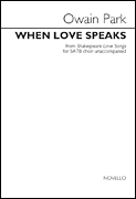 cover for When Love Speaks from Shakespeare Love Songs