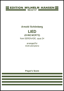 cover for Lied (Ohne Worte) from Serenade Op. 24
