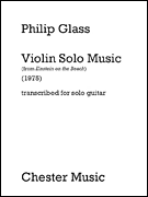 cover for Violin Solo Music from Einstein on the Beach
