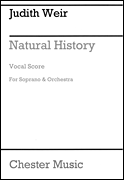 cover for Natural History for Soprano and Orchestra