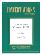cover for Adagio from Concerto, K. 622 Clarinet/Piano