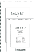 cover for Lord, Is It I? (from Song of the Shadows)