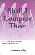cover for Shall I Compare Thee?