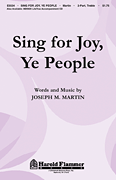 cover for Sing for Joy, Ye People