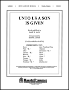 cover for Unto Us a Son Is Given
