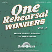 cover for One Rehearsal Wonders, Volume 3