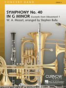 cover for Symphony No. 40 - Mmt. I Excerpts