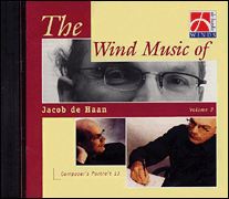 cover for Wind Music of Jacob de Haan - Vol. 2