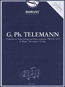 cover for Telemann: Concerto for Viola, Strings and Basso Continuo TWV 51:G9 in G Major