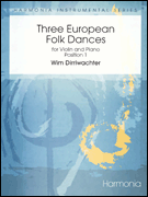 cover for Three European Folk Dances