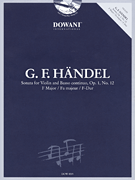 cover for Handel: Sonata for Violin & Basso Continuo in F Major Op. 1 No. 12