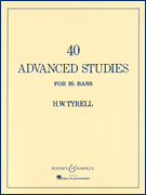 cover for 40 Advanced Studies for Bb Bass/Tuba (B.C.)