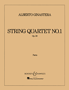 cover for String Quartet No. 1, Op. 20