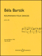 cover for Roumanian Folk Dances