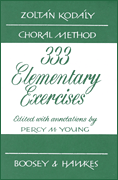 cover for 333 Elementary Exercises in Sight Singing
