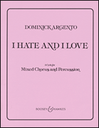 cover for I Hate and I Love