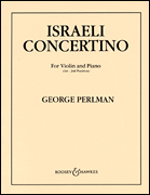 cover for Israeli Concertino