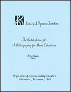 cover for The Kodály Concept: A Bibliography for Music Education