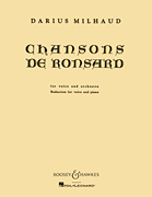 cover for Chansons de Ronsard
